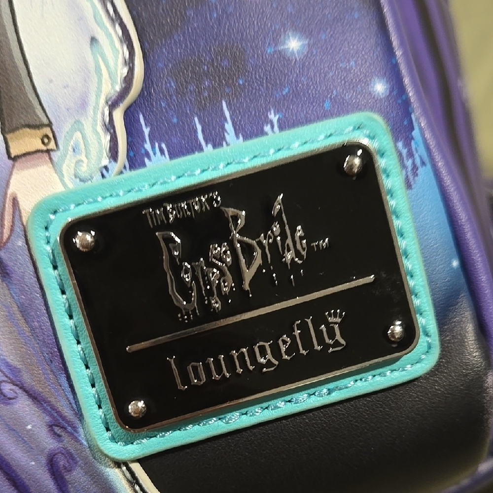 Loungefly Purple Corpse Bride Mini Backpack - Picture 2 of 6